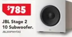 Harvey Norman JBL Stage 2 10 Subwoofer. offer