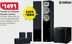 Harvey Norman Yamaha 5.1-Channel Speaker System. offer