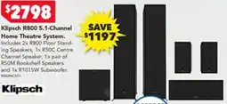 Harvey Norman Klipsch R800 5.1-Channel Home Theatre System offer