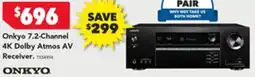 Harvey Norman Onkyo 7.2-Channel 4K Dolby Atmos AV Receiver offer
