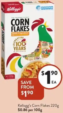 Foodworks Kellogg's Corn Flakes offer