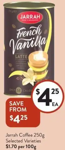 Foodworks Jarrah Coffee offer