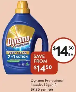 Foodworks Dynamo Professional Laundry Liquid offer
