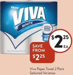 Foodworks Viva Paper Towel offer