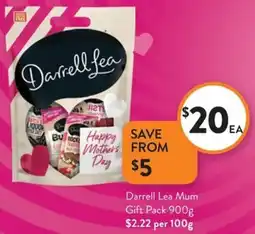 Foodworks Darrell Lea Mum Gift Pack offer