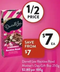 Foodworks Darrell Lea Rocklea Road Mother's Day Gift Box offer