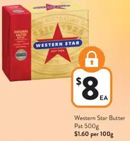 Foodworks Western Star Butter Pat offer