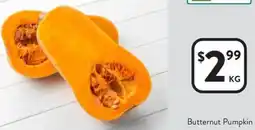 Foodworks Butternut Pumpkin offer