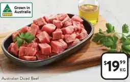 Foodworks Australian Diced Beef offer