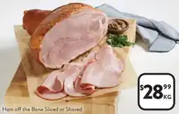 Foodworks Ham off the Bone offer
