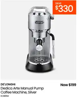 Myer Dedica arte manual pump coffee machine offer