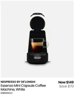 Myer Essenza Mini Capsule Coffee Machine offer