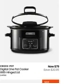 Myer Digital One Pot Cooker With Hinged Lid offer
