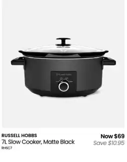 Myer Slow Cooker, Matte Black offer