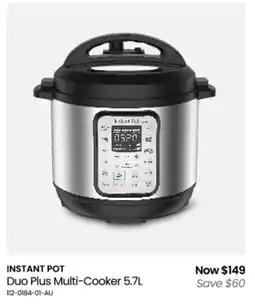 Myer Duo Plus Multi-Cooker offer