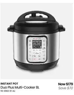 Myer Duo Plus Multi-Cooker offer