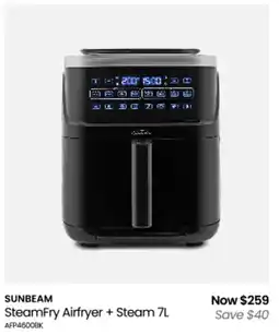 Myer SteamFry Airfryer + Steam offer