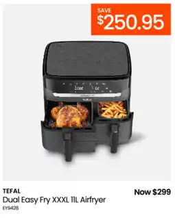 Myer Dual easy fry xxxl airfryer offer