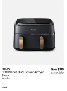 Myer 3000 series dual basket airfryer offer