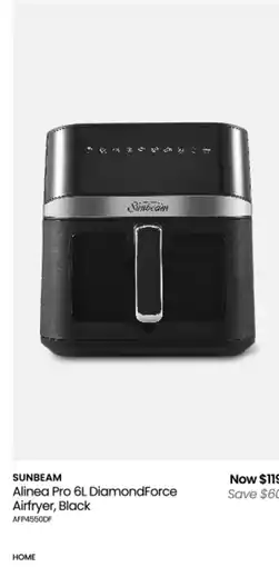 Myer Alinea pro diamondforce airfryer offer