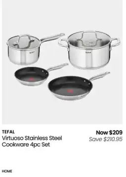 Myer Virtuoso stainless steel cookware offer