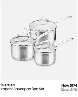 Myer Impact Saucepan offer