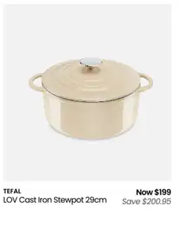 Myer Lov cast iron stewpot offer