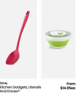 Myer Kitchen gadgets, utensils and knives offer