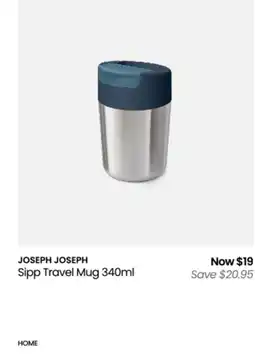 Myer Sipp travel mug offer