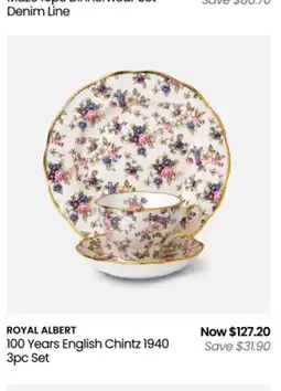 Myer 100 years english chintz 1940 offer