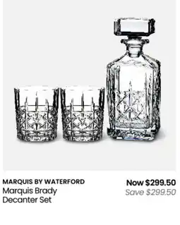 Myer Marquis Brady Decanter Set offer