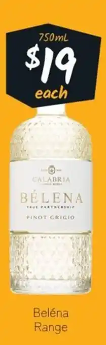 Cellarbrations Beléna Range offer