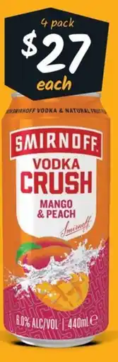 Cellarbrations Vodka crush offer