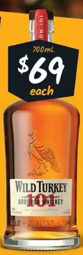 Cellarbrations Wild turkey offer