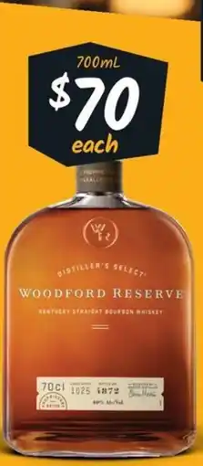 Cellarbrations Woodford reserve offer