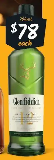 Cellarbrations Glenfiddich offer