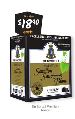 Cellarbrations De bortoli premium range offer