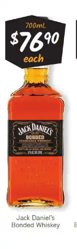 Cellarbrations Jack daniel's bonded whiskey offer