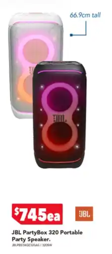 2nds World Jbl partybox 320 portable party speaker offer