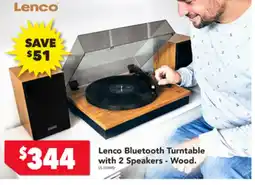 2nds World Lenco Bluetooth Turntable with 2 Speakers offer