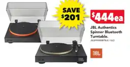 2nds World Jbl authentics spinner bluetooth turntable offer