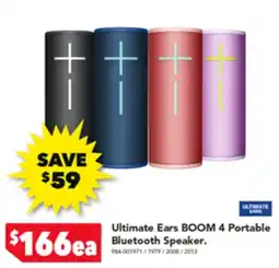 2nds World Boom 4 portable bluetooth speaker offer