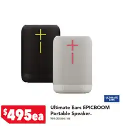 2nds World Ears epicboom portable speaker offer