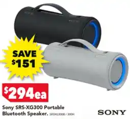 2nds World Srs-xg300 portable bluetooth speaker offer