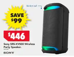 2nds World Srs-xv500 wireless party speaker offer