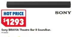 2nds World Bravia theatre bar 8 soundbar offer