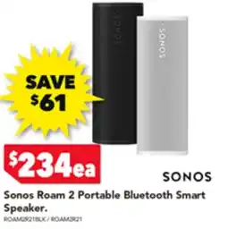 2nds World Sonos Roam 2 Portable Bluetooth Smart Speaker offer