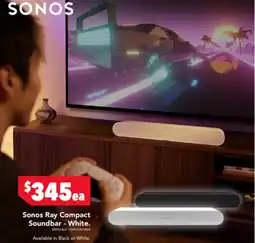 2nds World Sonos Ray Compact Soundbar offer