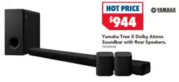 2nds World Yamaha True X Dolby Atmos Soundbar with Rear Speakers offer