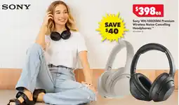 2nds World Sony Premium Wireless Noise Cancelling Headphones offer